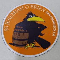 Bruce the Raven round magnet